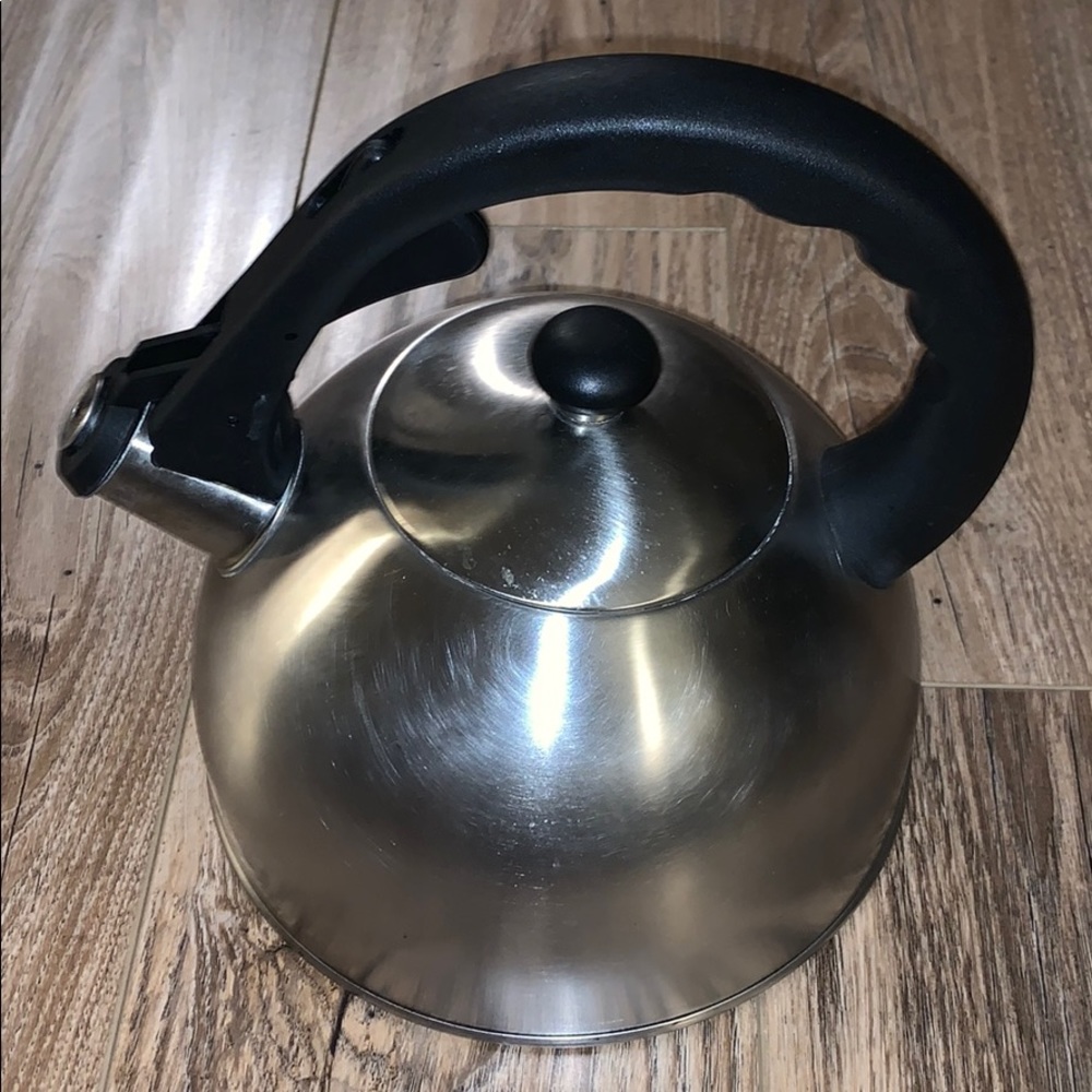 Creative Home brushed stainless steel tea kettle